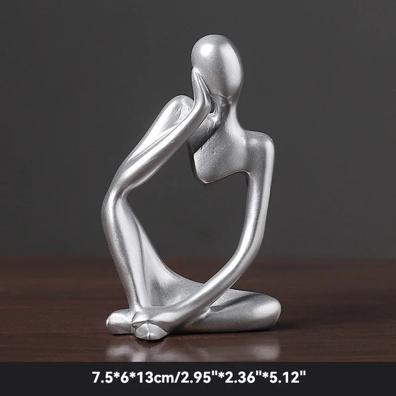 Abstract Thinker Sculpture