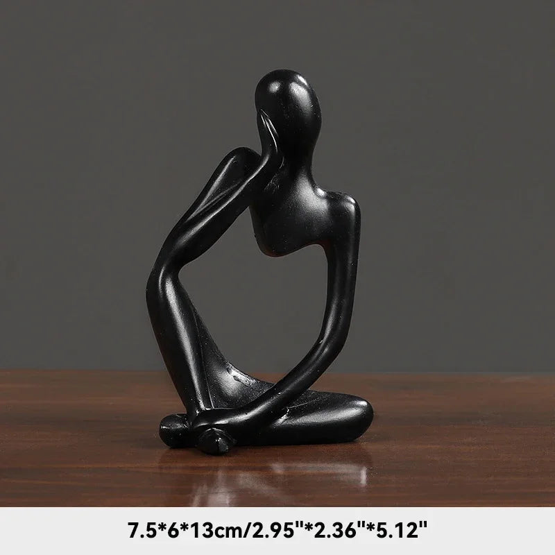 Abstract Thinker Sculpture