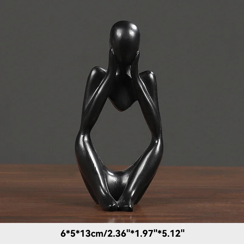 Abstract Thinker Sculpture