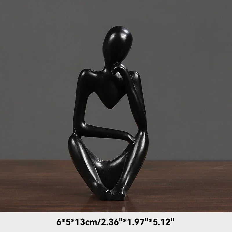 Abstract Thinker Sculpture